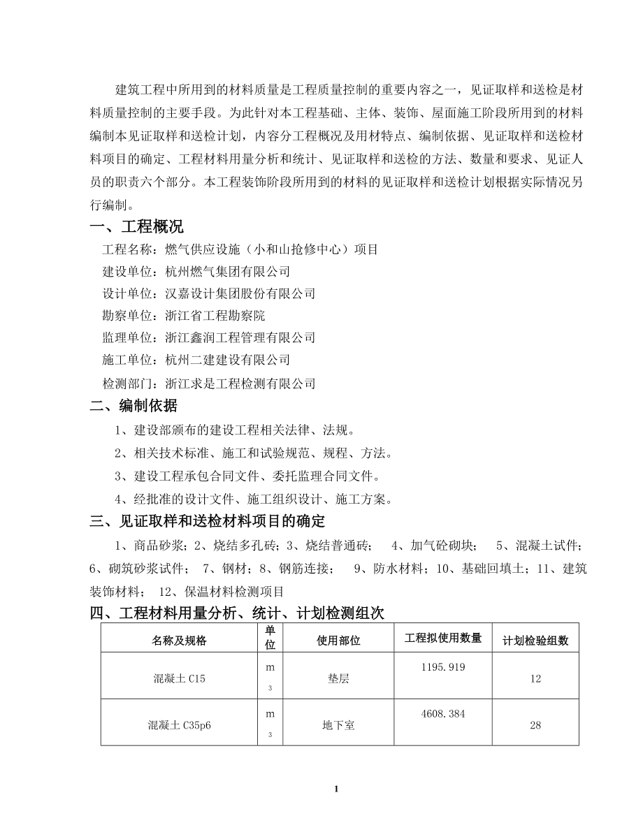 见证取样送检计划(最新).doc_第2页