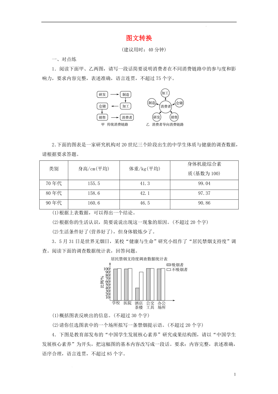 高考语文一轮复习：图文转换.docx_第1页