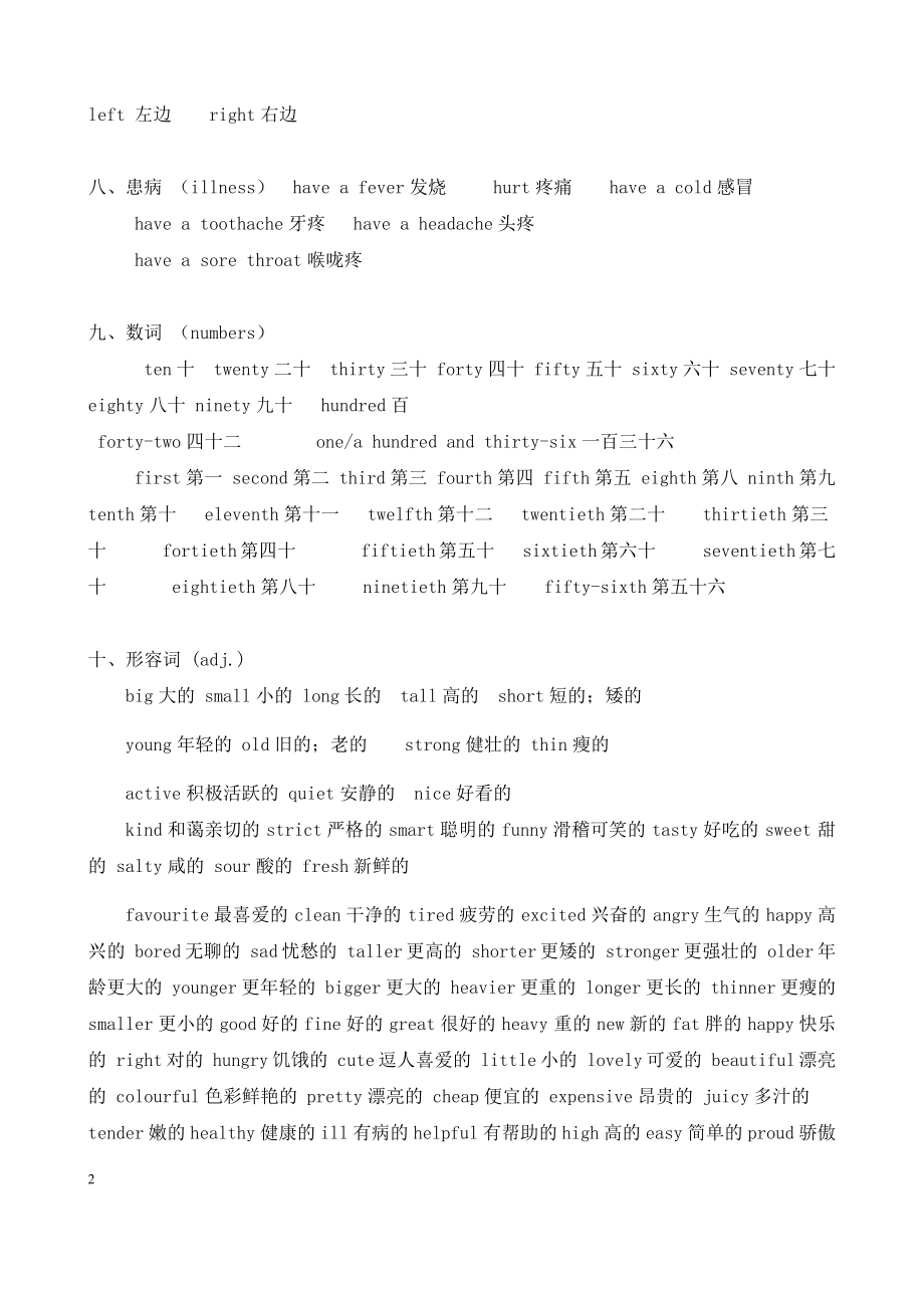 英语日常交际用语基础单词.doc_第2页