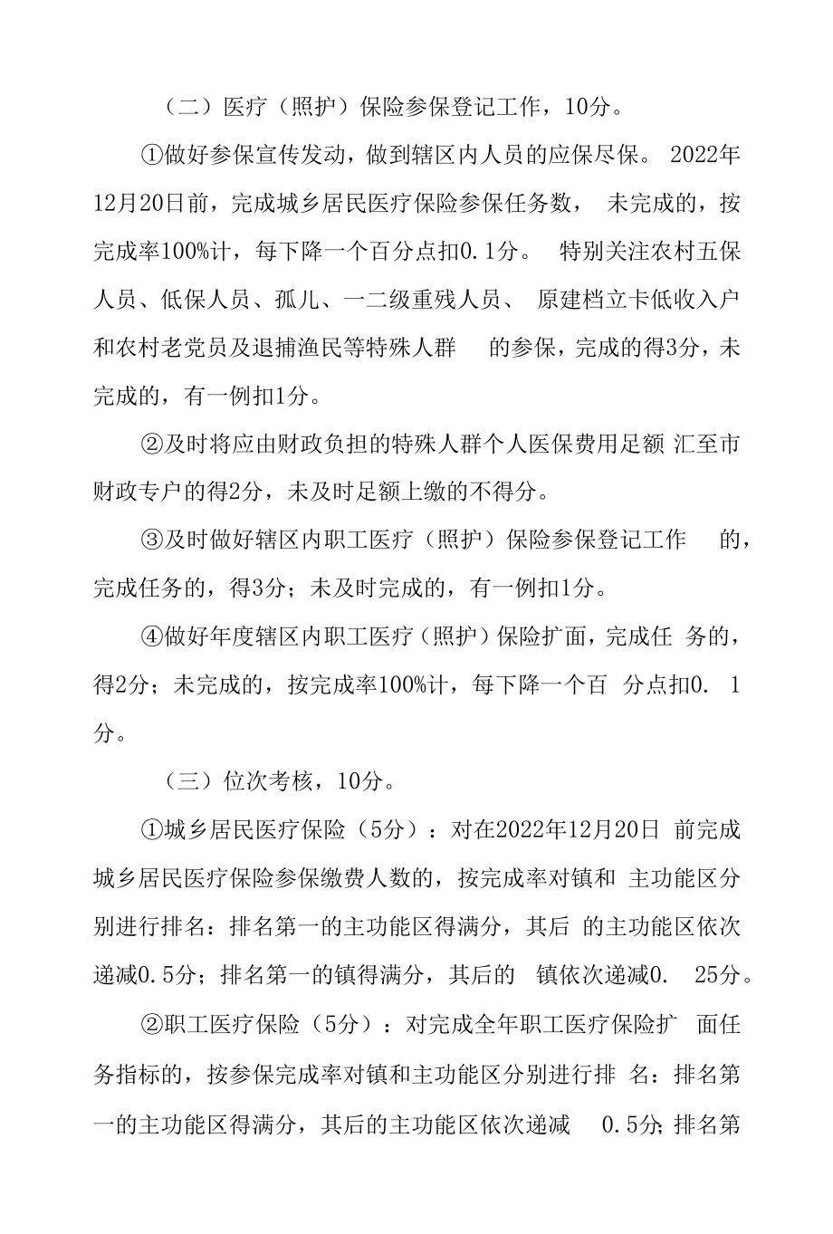 2022年医疗保障工作考核办法.docx_第2页