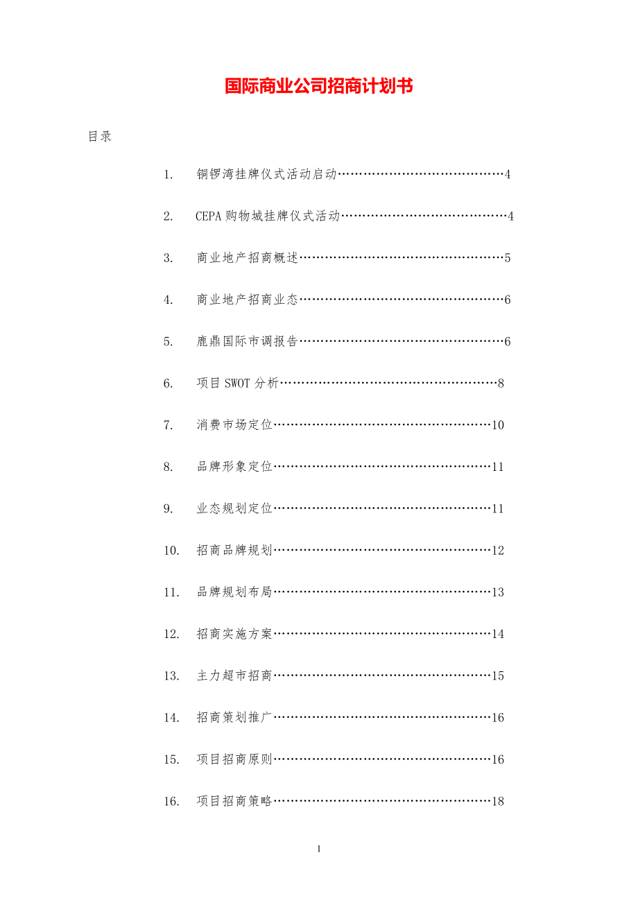 国际商业公司招商计划书【参考模板】.pdf_第1页