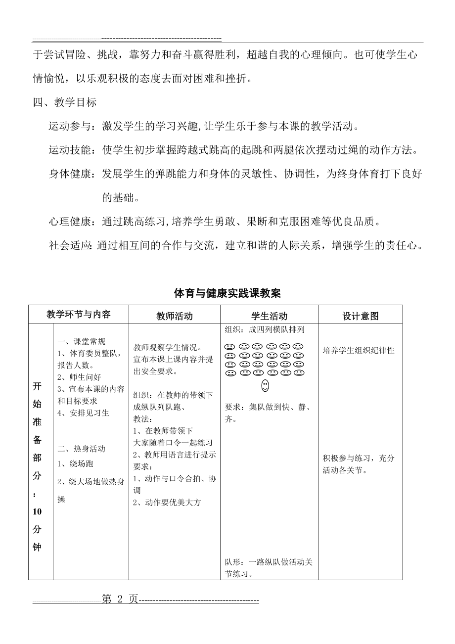 《跨越式跳高》教学设计(水平三)(5页).doc_第2页