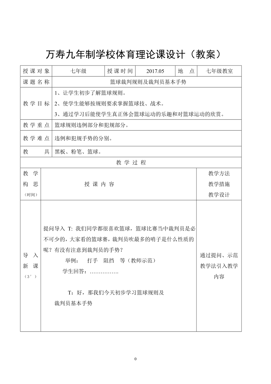 篮球裁判规则及裁判员基本手势.doc_第1页