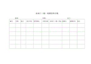 14水闸门（墙）观测资料台账2022.docx