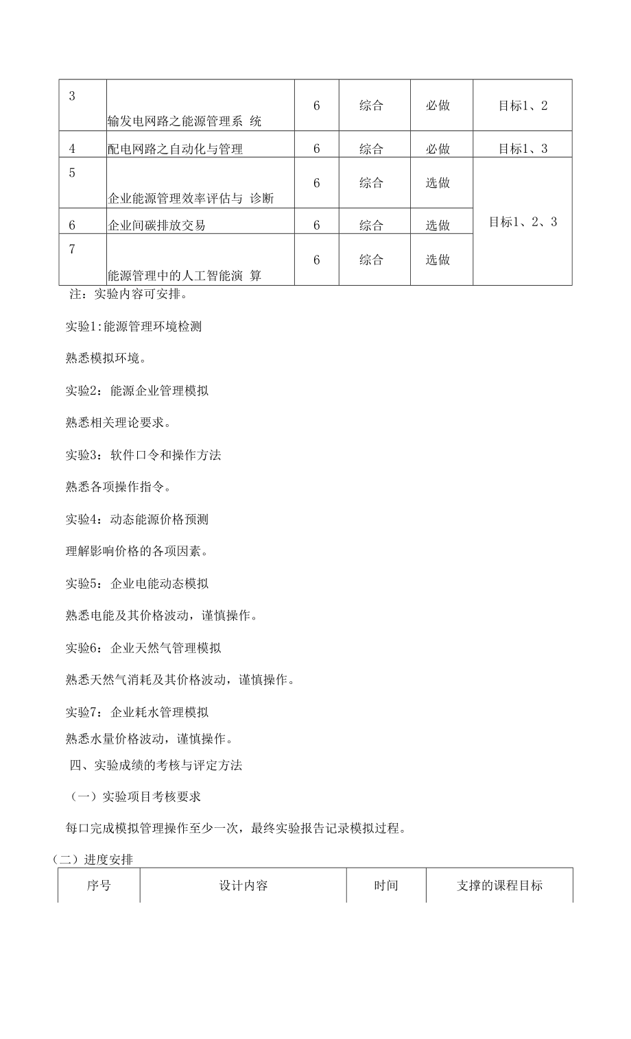 《能源管理模拟实验》课程教学大纲（本科）.docx_第2页