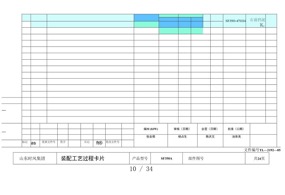 SFA拖拉机装配工艺过程卡.docx_第2页