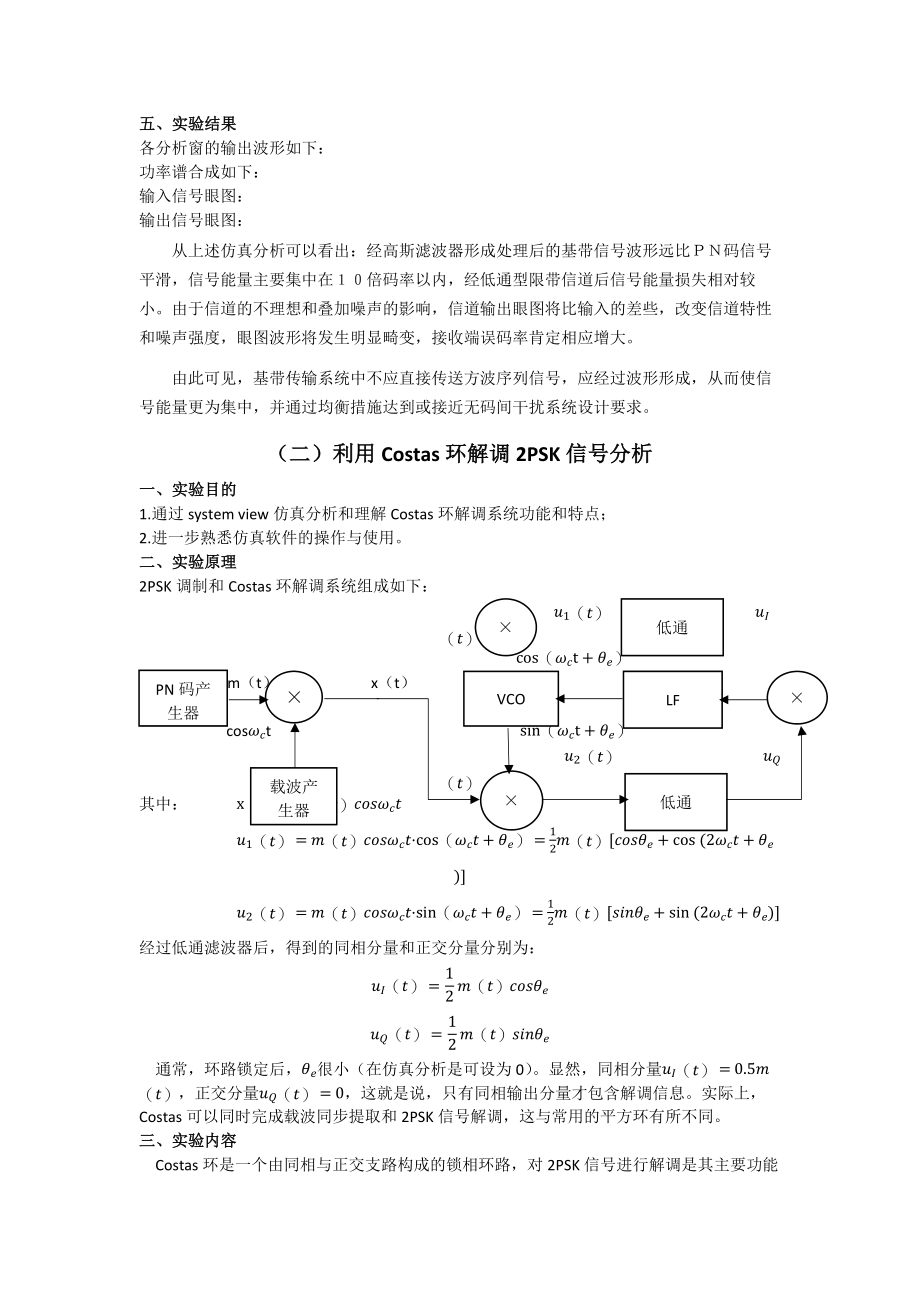 通信电路及系统软件实验报告.docx_第2页