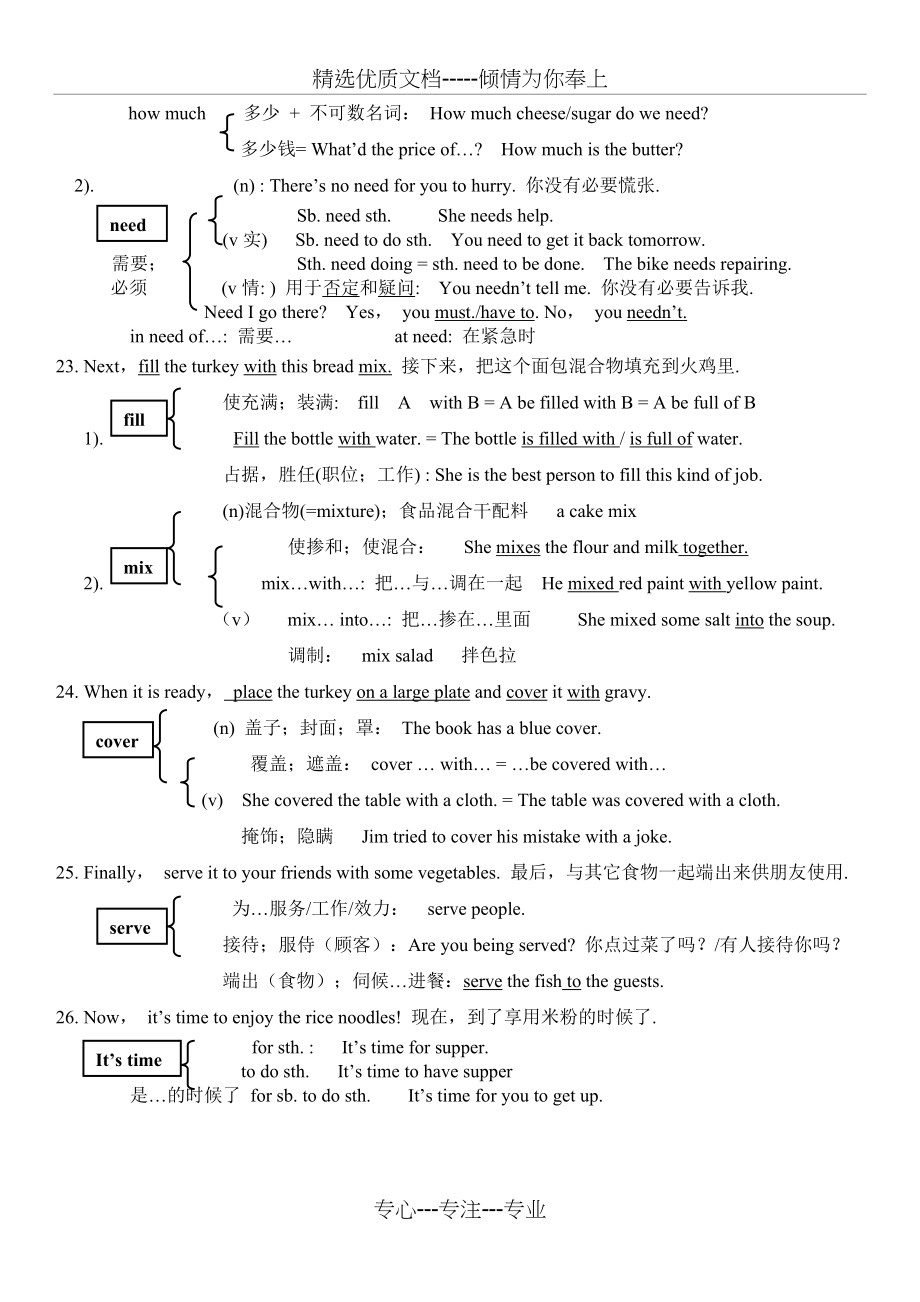 人教版八年级上册英语-unit8详细知识点(共7页).doc_第2页