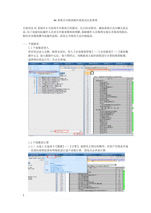 NC系统合并报表操作流程及注意事项.doc