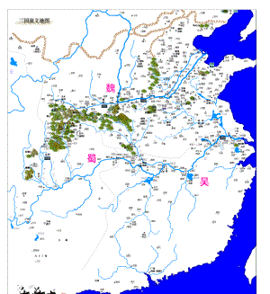 《三国演义》地图+三国地名古今对照表.doc