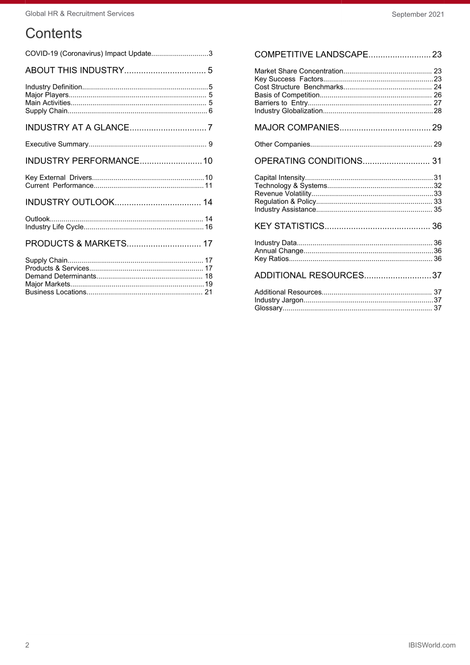 L6741-GL Global HR - Recruitment Services Industry Report.pdf_第2页