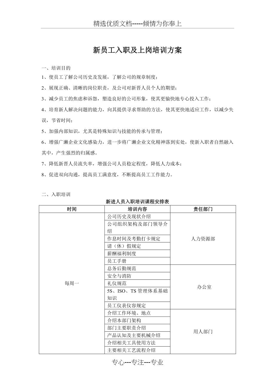 新员工入职及上岗培训(共3页).doc_第1页