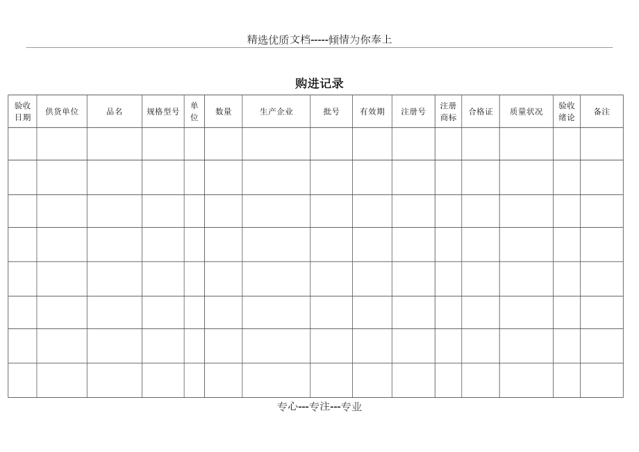 质量管理记录(共22页).doc_第1页