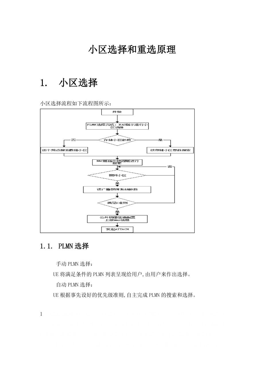 LTE小区重选规则.doc_第1页