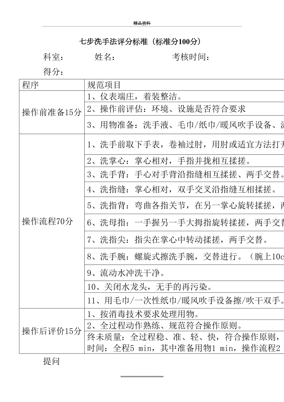 最新七步洗手法评分标准.doc_第2页