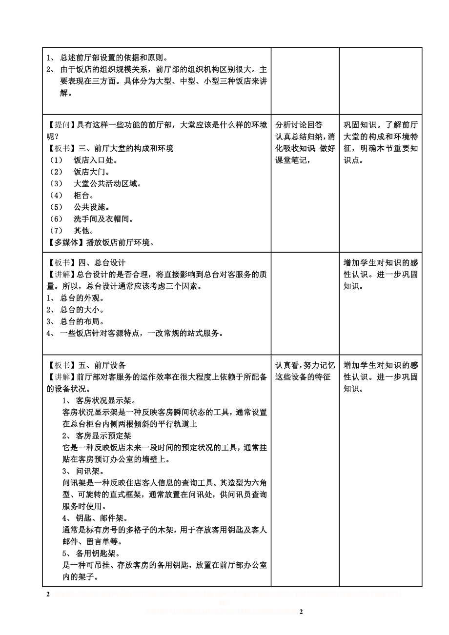 《前厅服务与管理》第一章 前厅部概述.doc_第2页