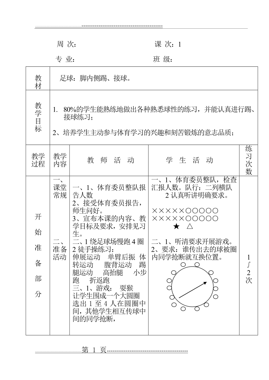 体育优质课全套教案01670(68页).doc_第1页