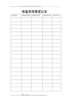 体温表消毒登记本(2页).doc