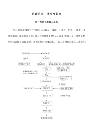 钻孔灌注桩的施工工艺设计及施工要点.docx