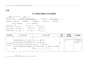 中小学校艺术教育工作自评报表(4页).doc