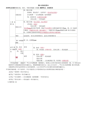 实收资本复习内容.docx