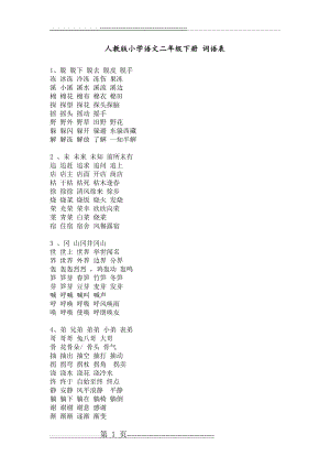 二年级所有的生字组词(8页).doc