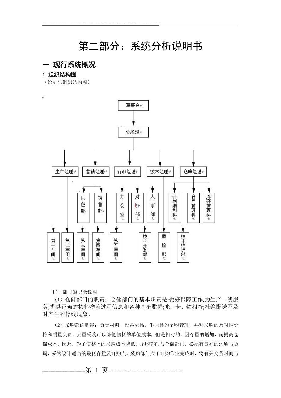 仓库管理信息系统课程设计(17页).doc_第1页