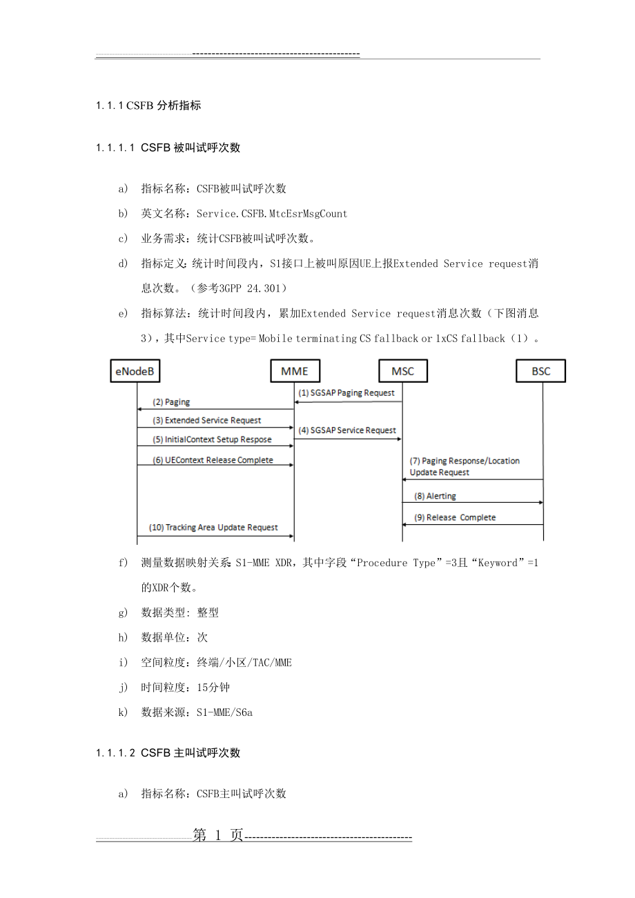 中国移动CSFB分析指标(14页).doc_第1页