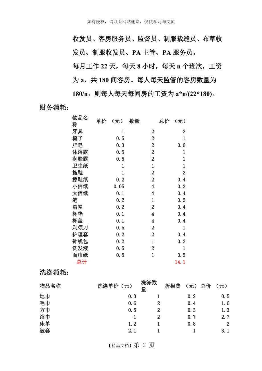 酒店客房成本计算47362.doc_第2页