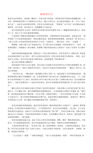 初中语文文摘社会疯狂的石头.docx