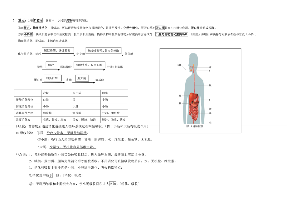 七年级生物下册复习提纲济南版.doc_第2页