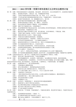 中班年段5分钟安全教育内容(3页).doc