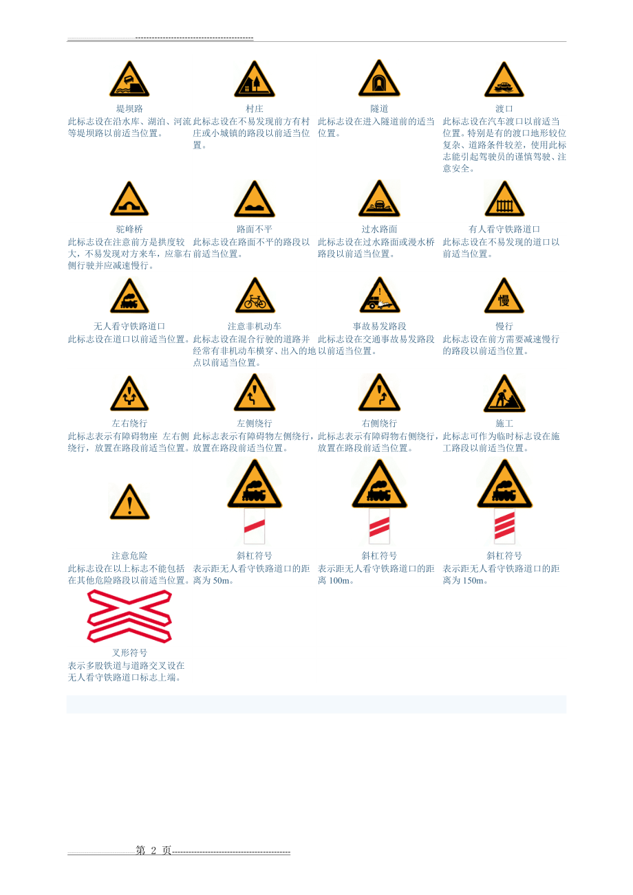 交通标志图片大全及手势图片(34页).doc_第2页