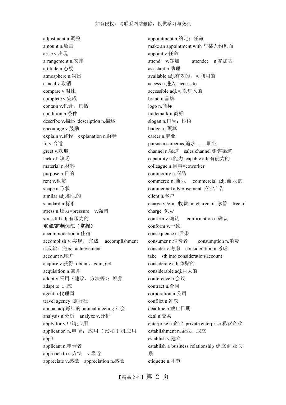 高级职业英语词汇.doc_第2页