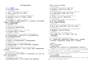 品社三年级全册(答案完成).doc