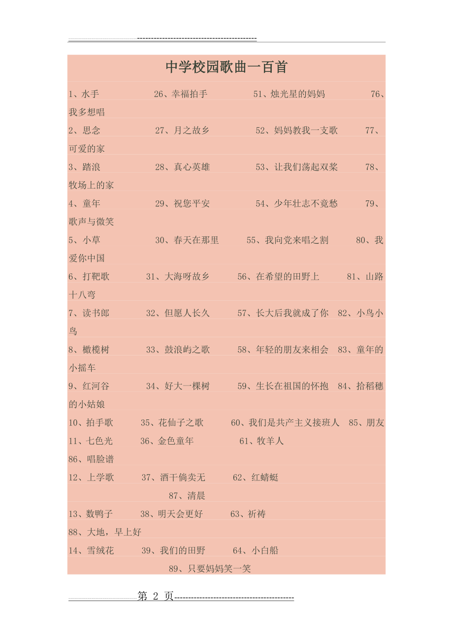 中学校园广播站歌曲(4页).doc_第2页