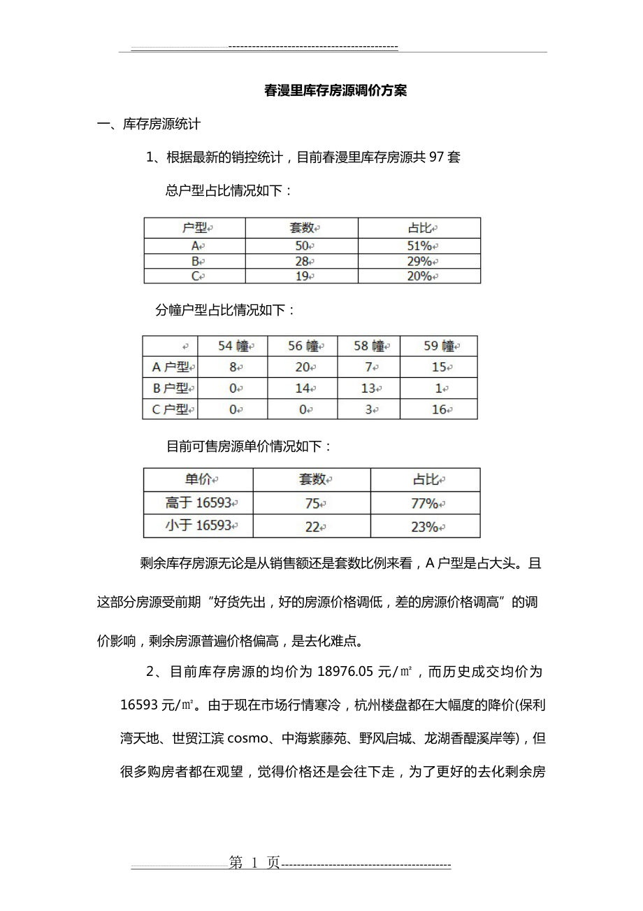 价格调整方案(5页).doc_第1页