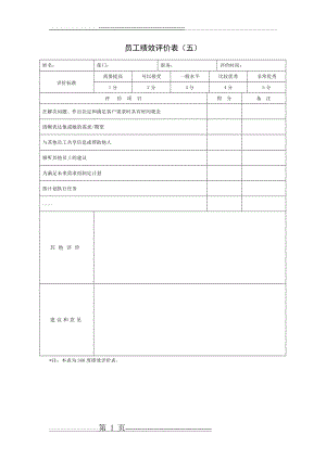 公司绩效考核表格大全(实用)(12页).doc