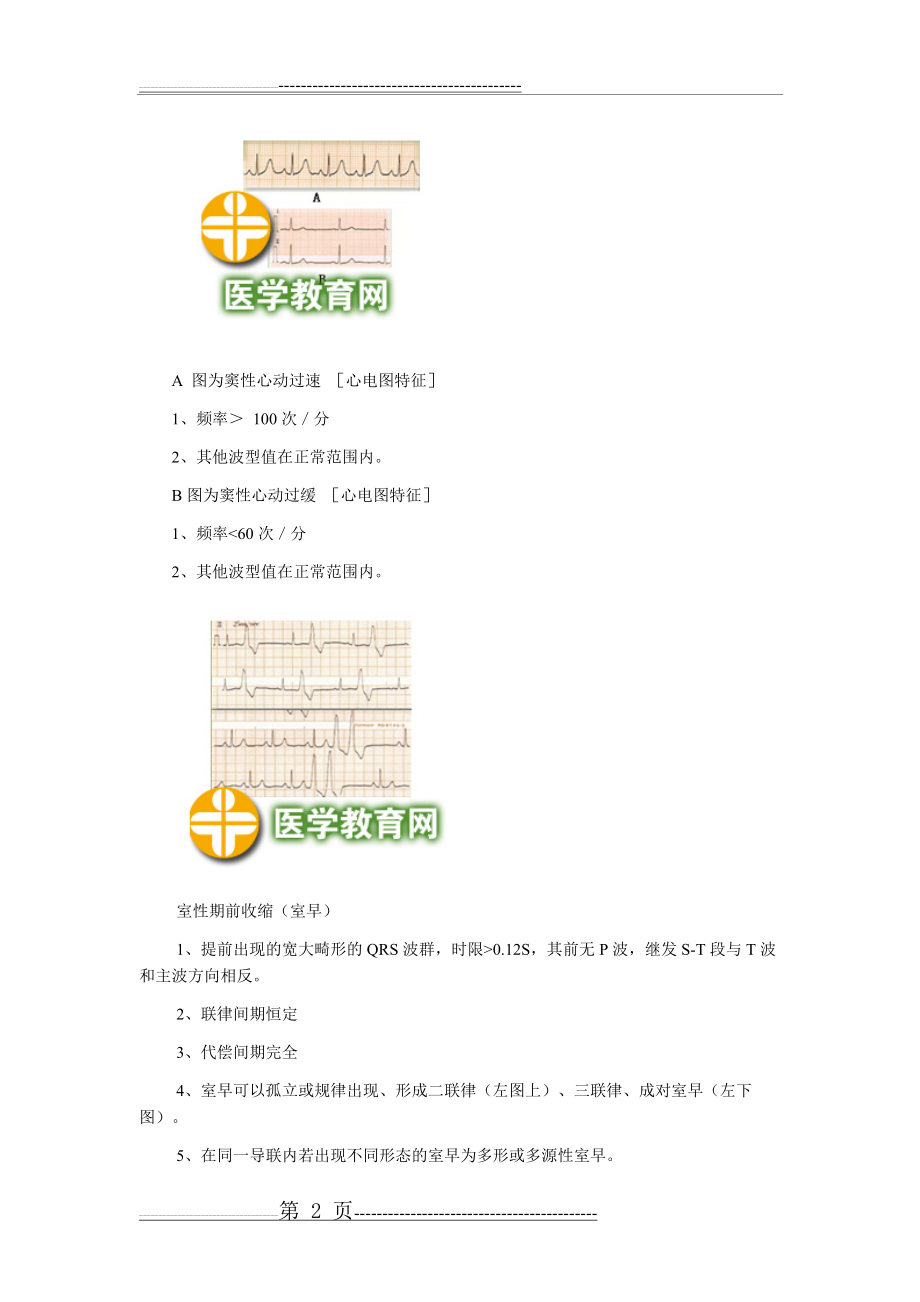 临床执业助理医师实践技能考试复习必备——心电图(11页).doc_第2页