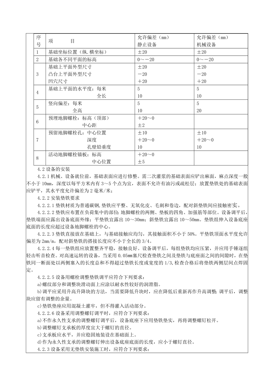 设备安装施工技术交底.doc_第2页