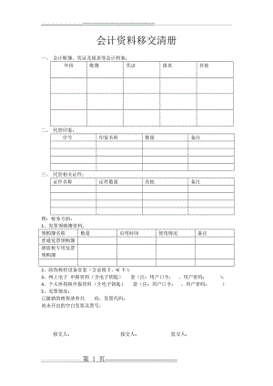 会计资料移交清册模板(1页).doc