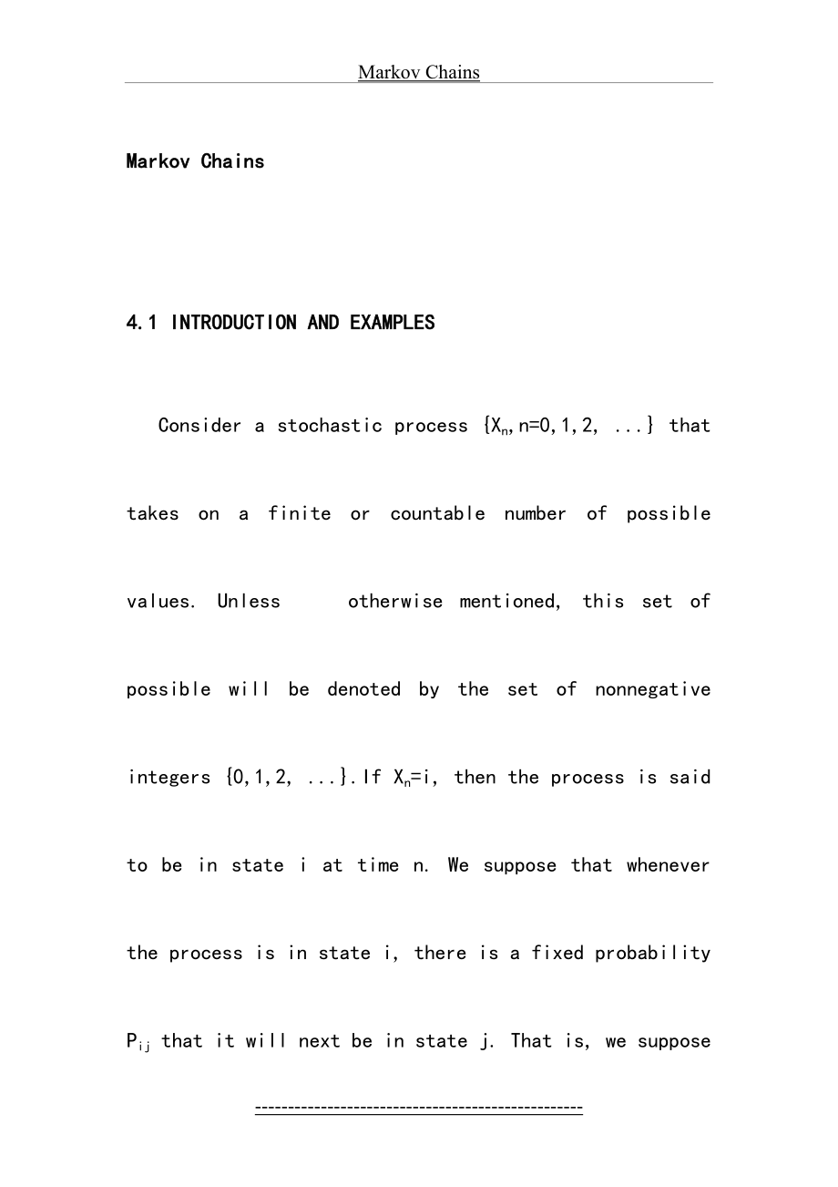 最新Markov-chains-马尔科夫链.doc_第2页