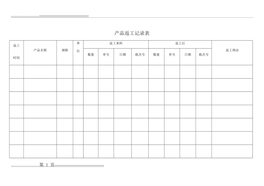 产品返工记录表(2页).doc_第1页