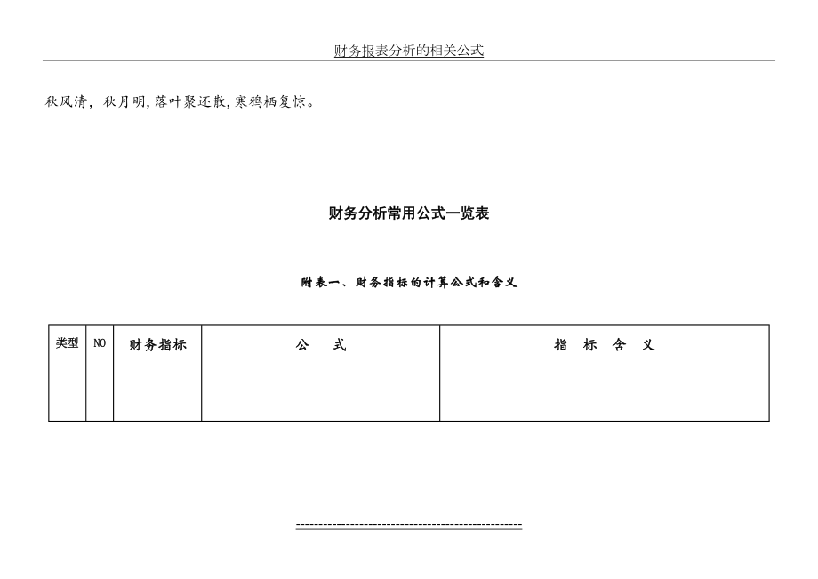 最新Nozwbn财务分析常用公式一览表【经典】.doc_第2页