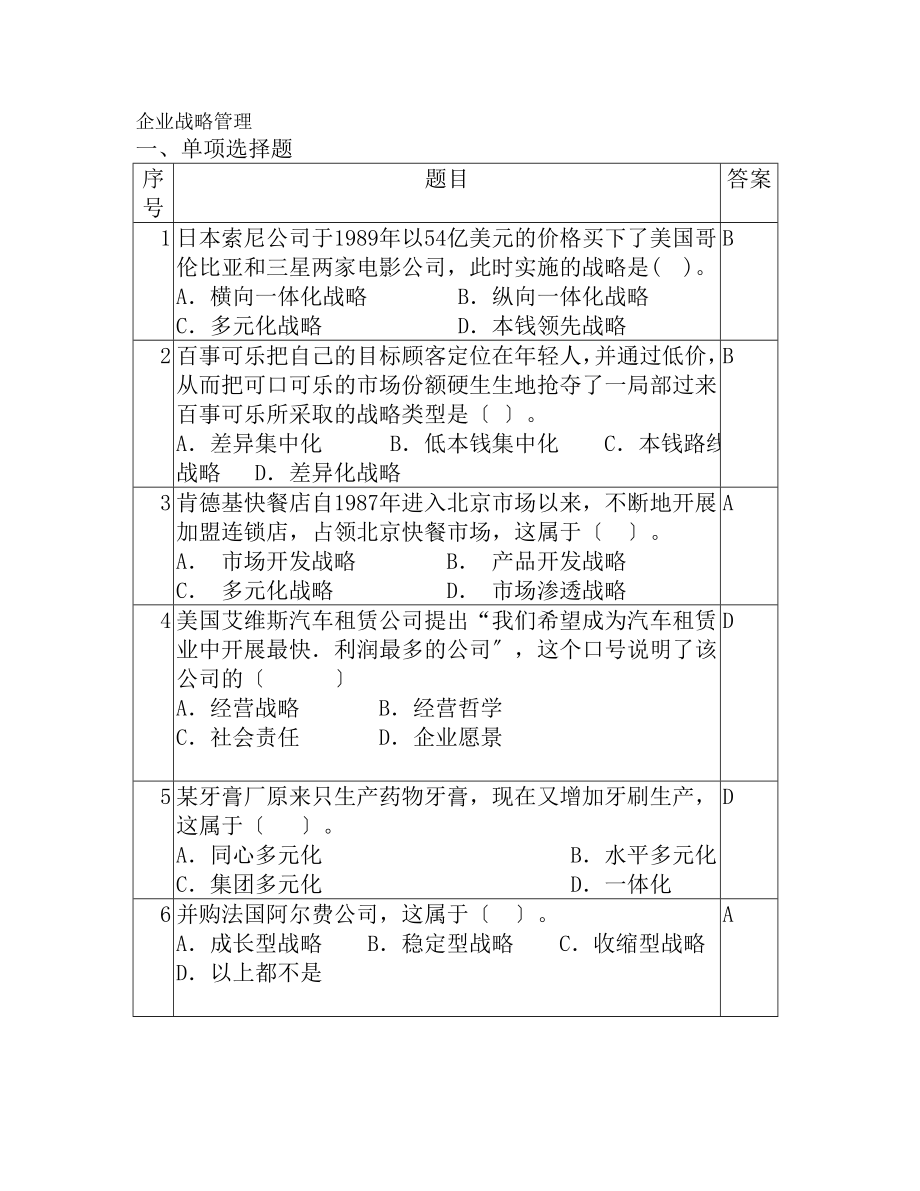 企业战略管理复习参考1.docx_第1页