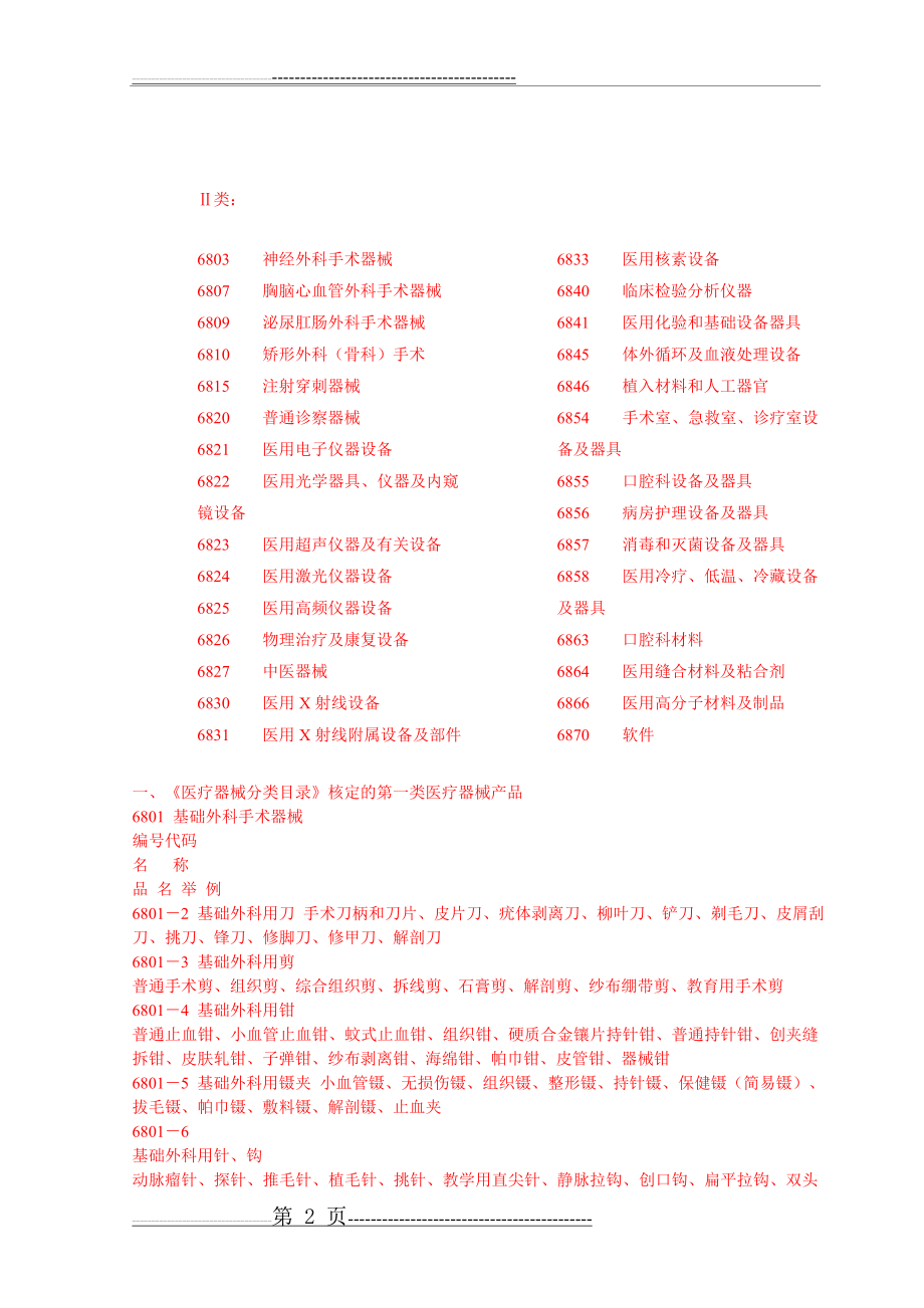 二_三类医疗器械经营范围(17页).doc_第2页