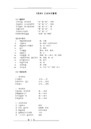 促织文言知识整理(4页).doc