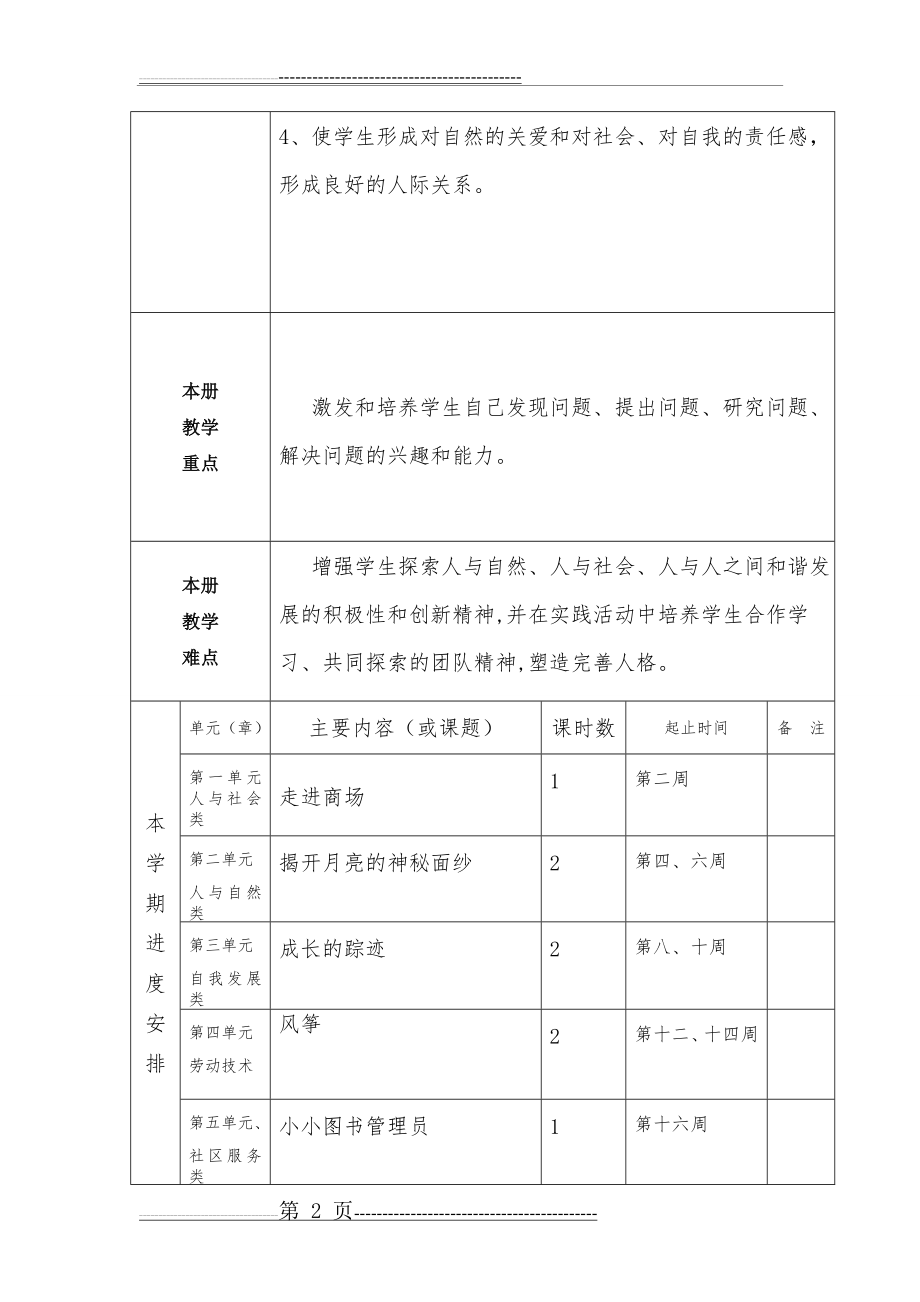 五年级册综合实践活动教案- (2)(3页).doc_第2页