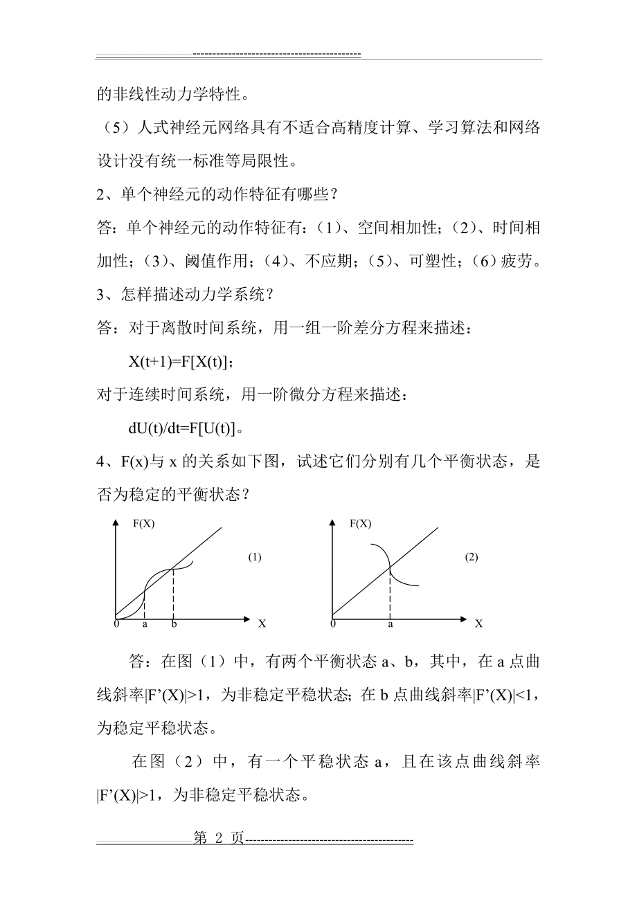 人工神经网络复习题(14页).doc_第2页