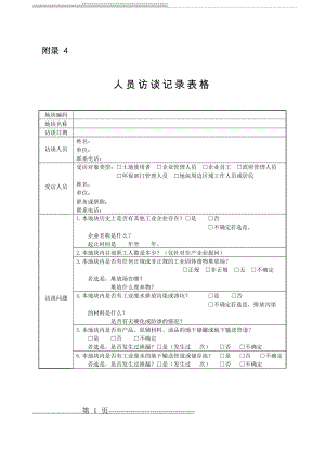 人员访谈记录表(2页).doc